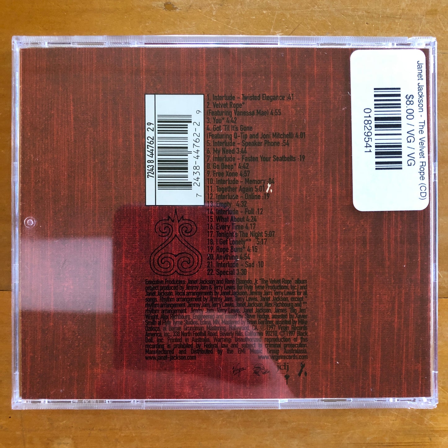 Janet Jackson - The Velvet Rope (CD)