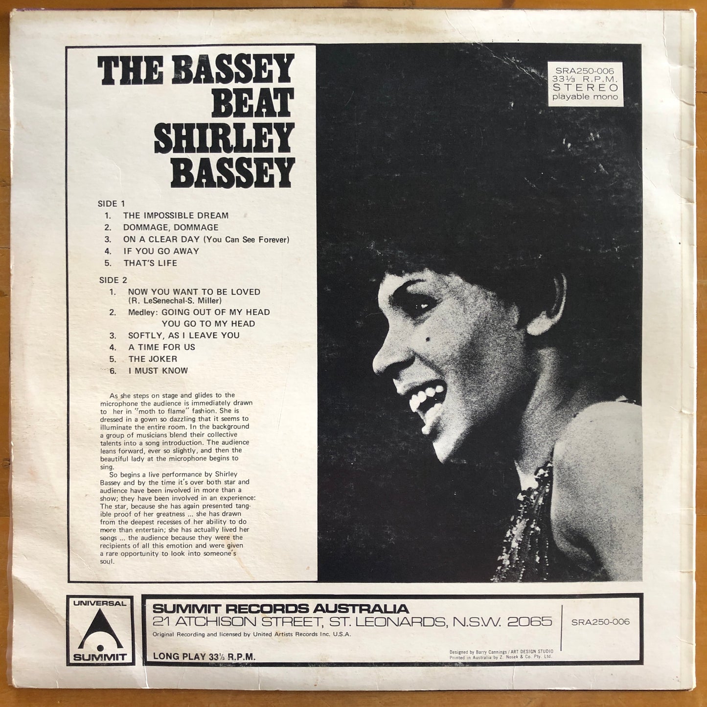 Shirley Bassey - The Bassey Beat