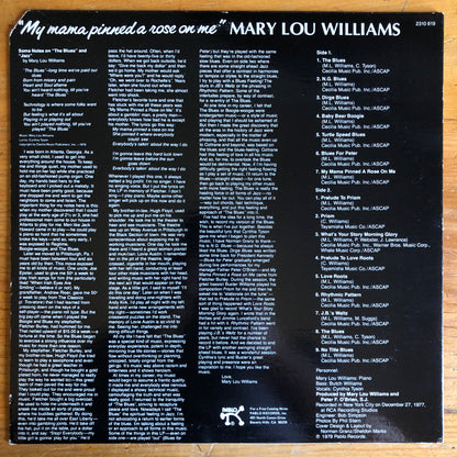 Mary Lou Williams - My Mama Pinned A Rose On Me