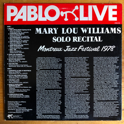 Mary Lou Williams - Solo Recital Montreaux Jazz Festival 1978