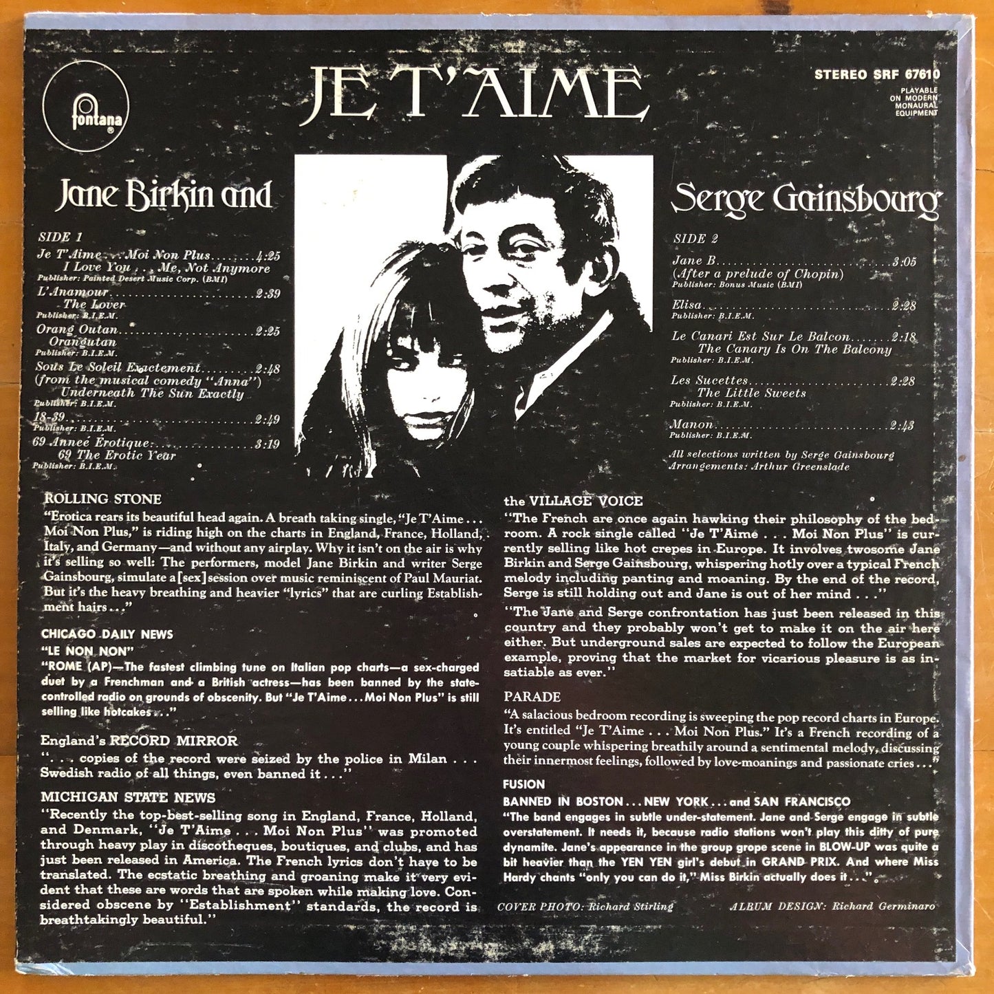 Jane Birkin & Serge Gainsbourg - Je t'aime - Beautiful Love