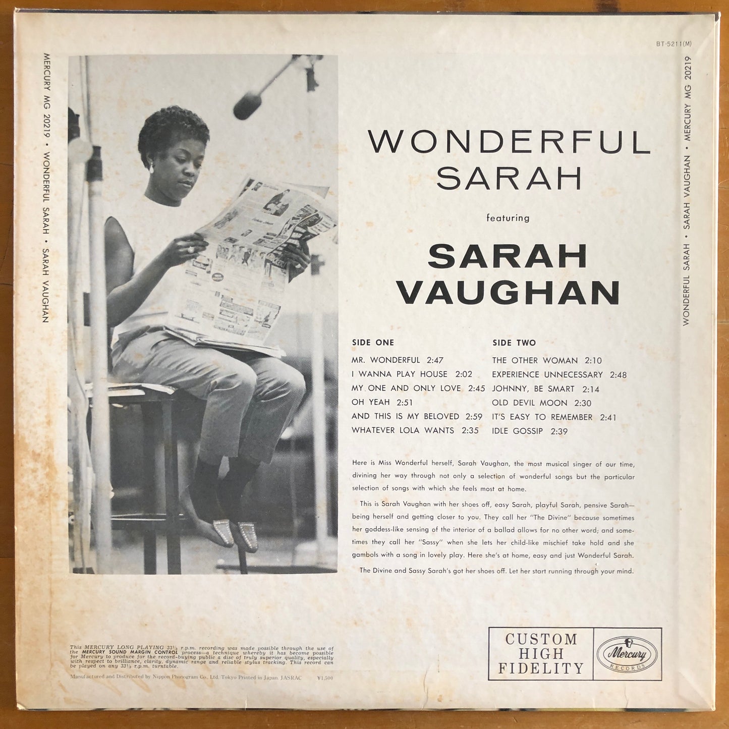 Sarah Vaughan - Wonderful Sarah