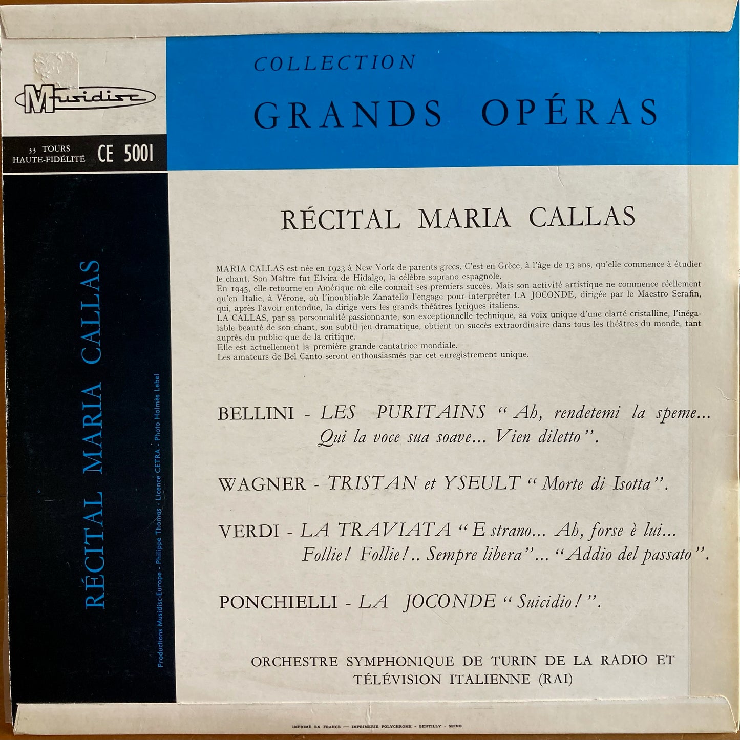 Maria Callas - Récital Maria Callas