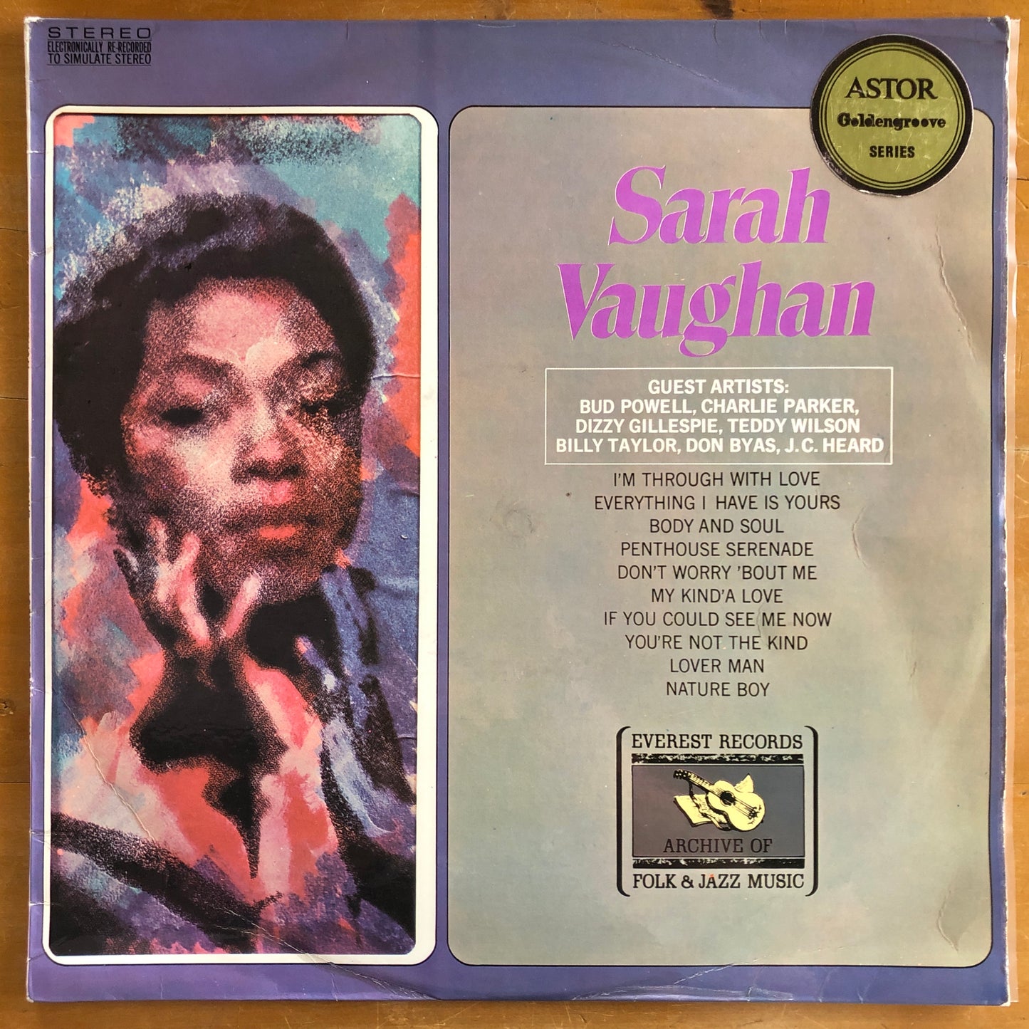 Sarah Vaughan - Sarah Vaughan – Suffragette Records