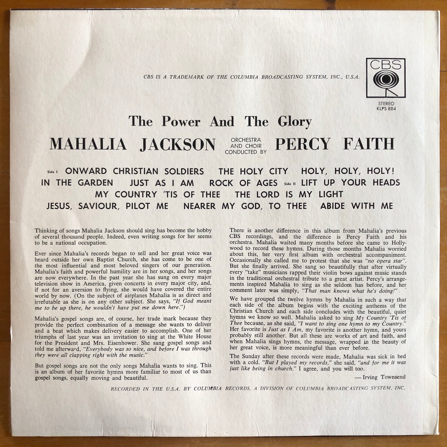 Mahalia Jackson - The Power And The Glory