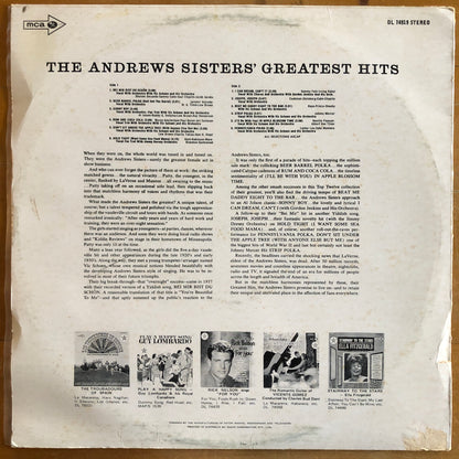 The Andrews Sisters - Greatest Hits