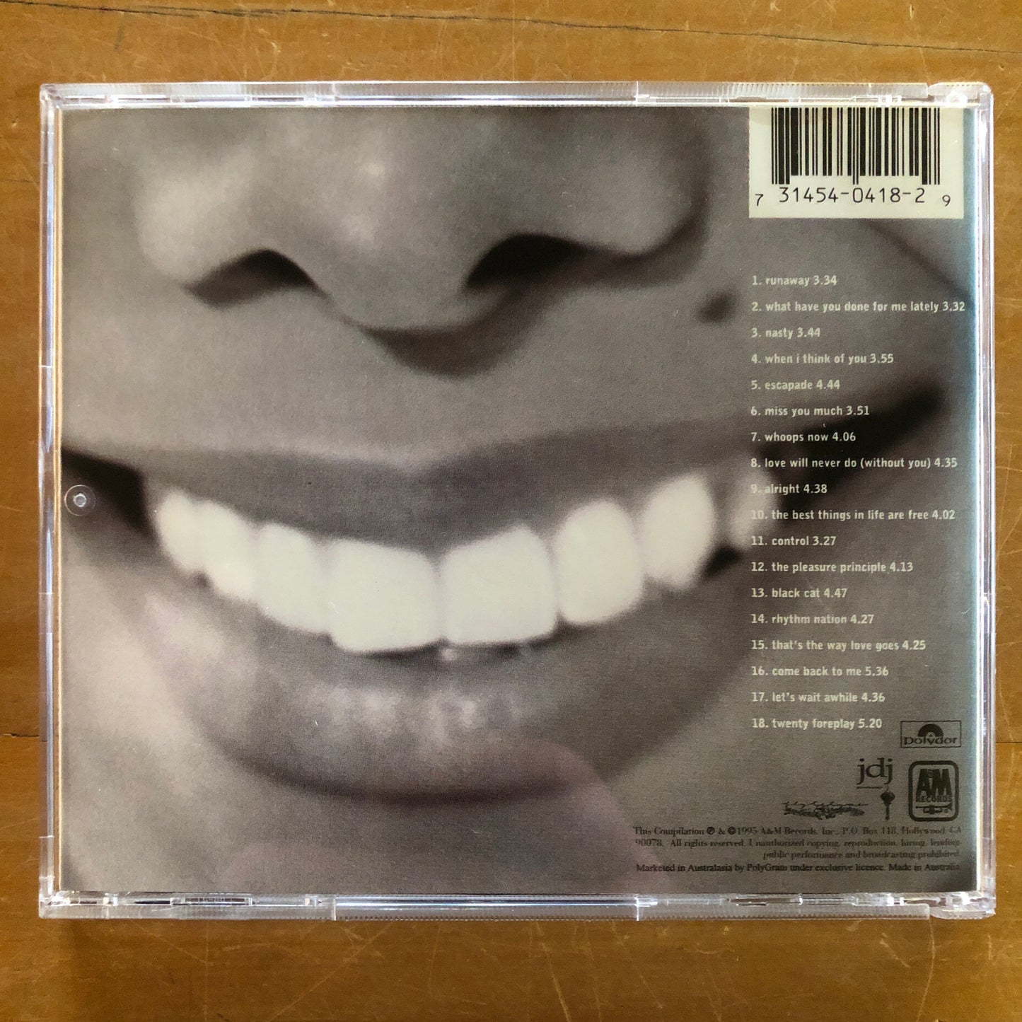 Janet Jackson - Design Of A Decade 1986/1996 (CD)