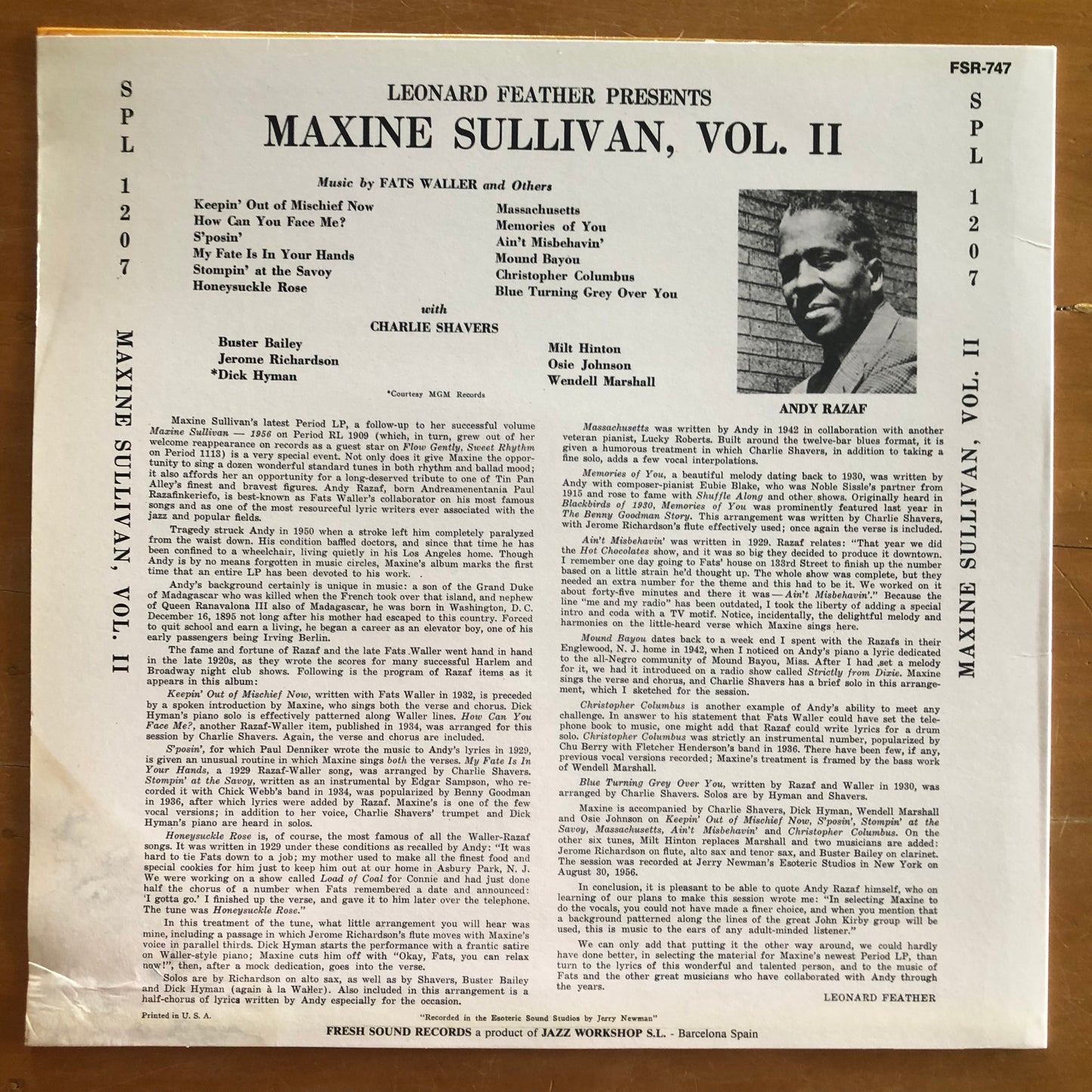 Maxine Sullivan - Leonard Feather Presents Maxine Sullivan, Vol. II
