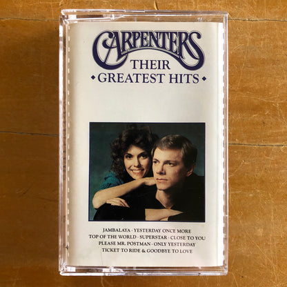 Carpenters - Their Greatest Hits (cassette)