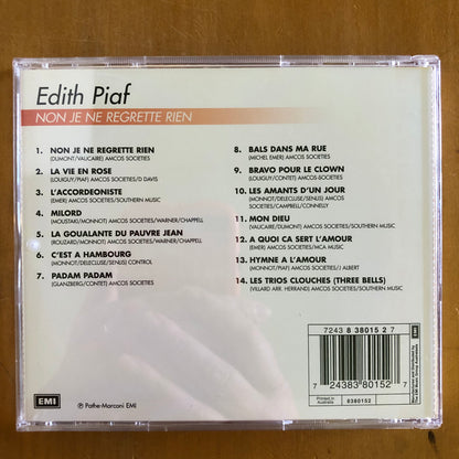 Edith Piaf - Non Je Ne Regrette Rien (CD)