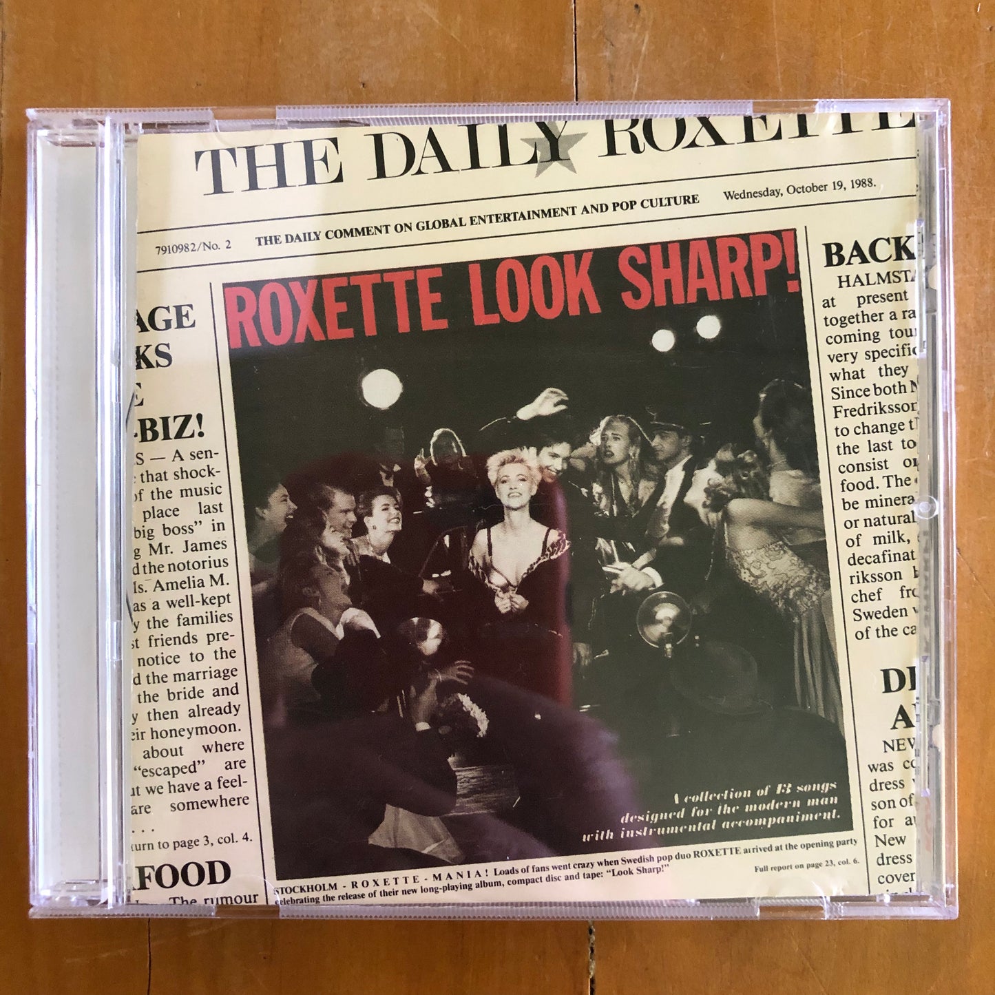 Roxette - Look Sharp! (CD) – Suffragette Records