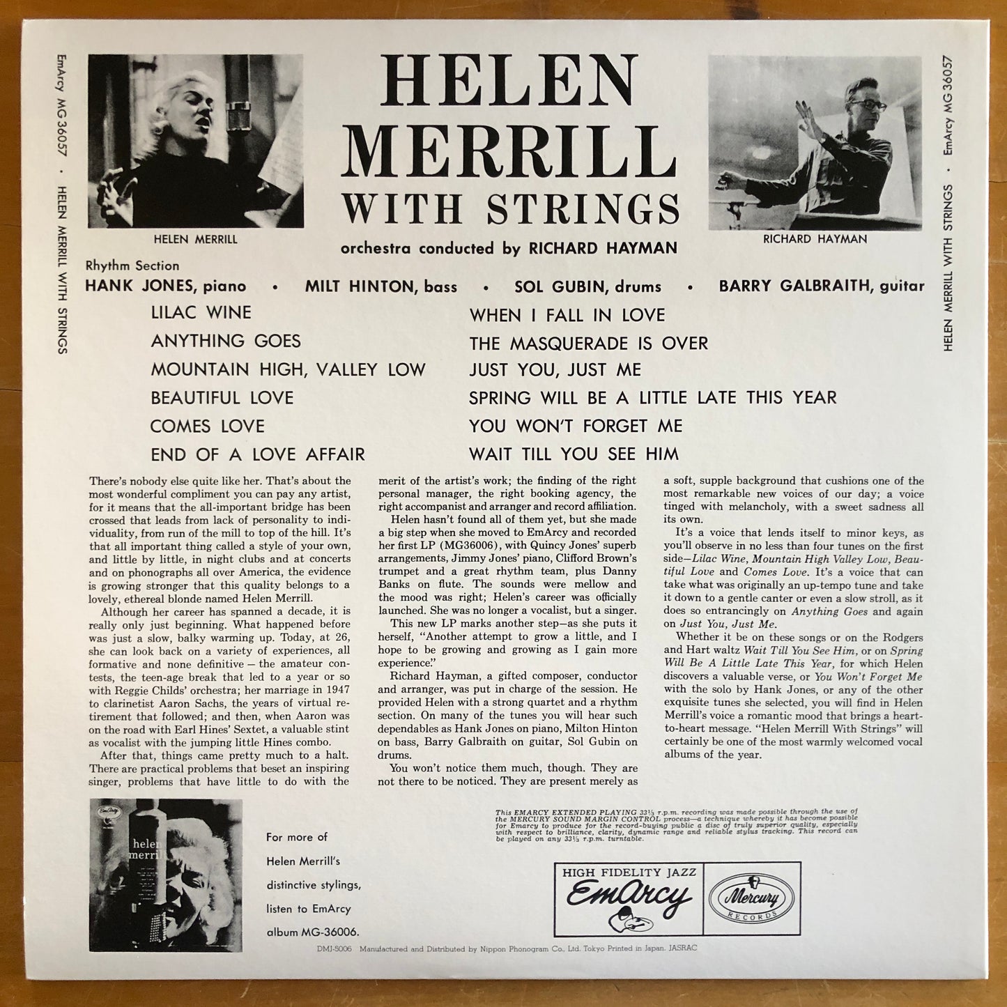 Helen Merrill - Helen Merrill With Strings