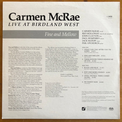 Carmen McRae - Fine & Mellow: Live At Birdland West