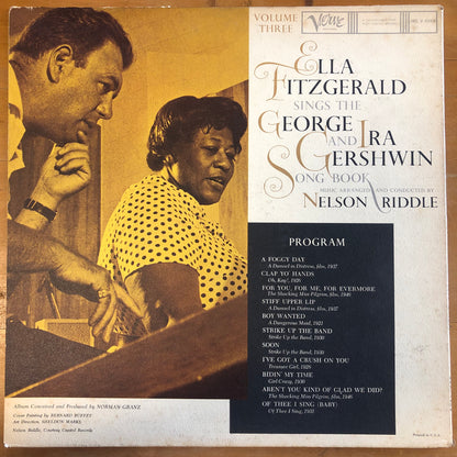 Ella Fitzgerald - Sings the George & Ira Gershwin Songbook: Vol3.