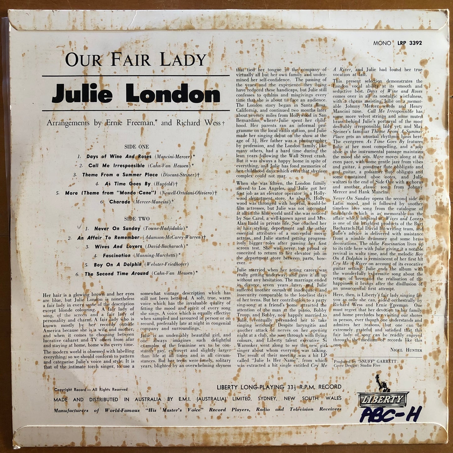 Julie London - Our Fair Lady