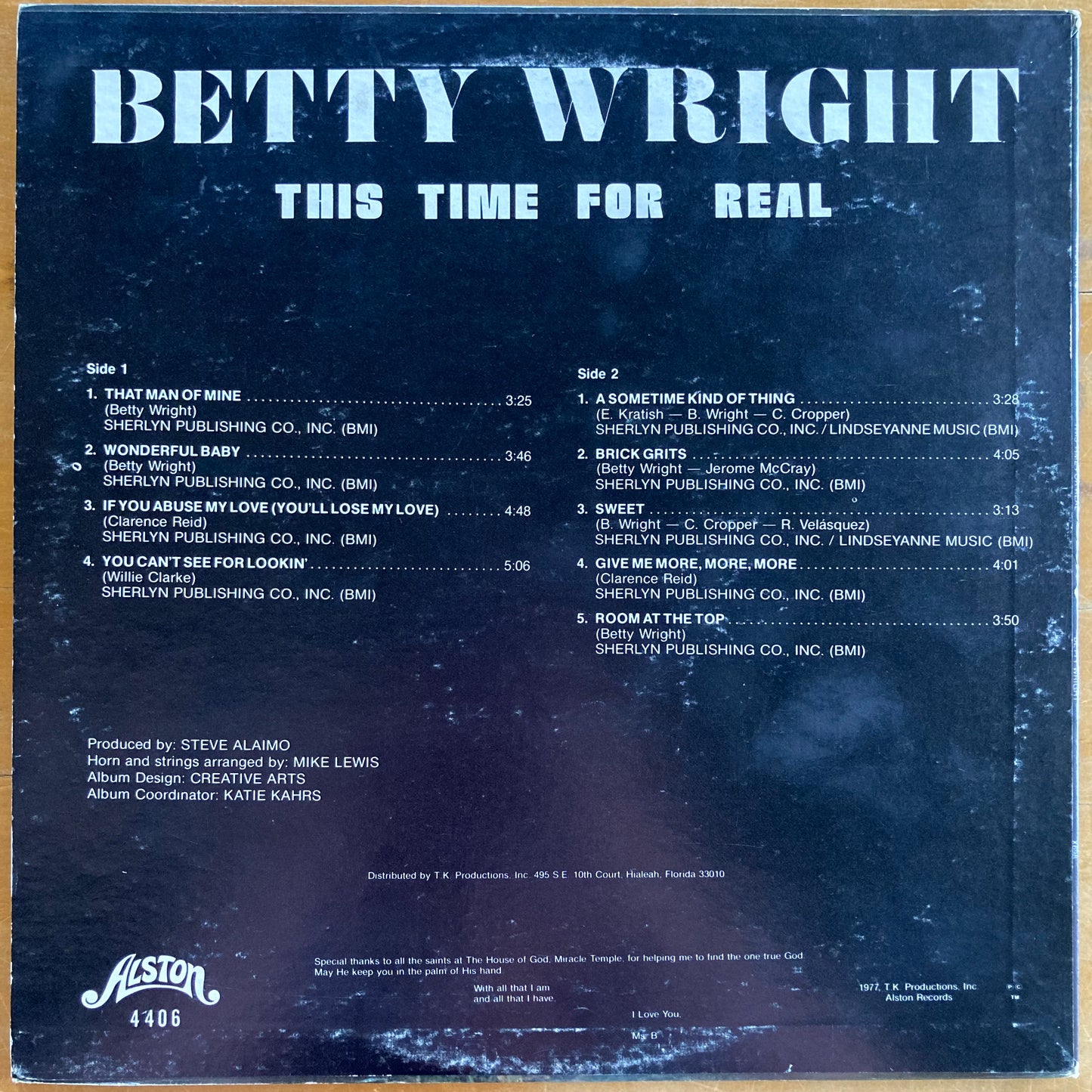 Betty Wright - This Time For Real