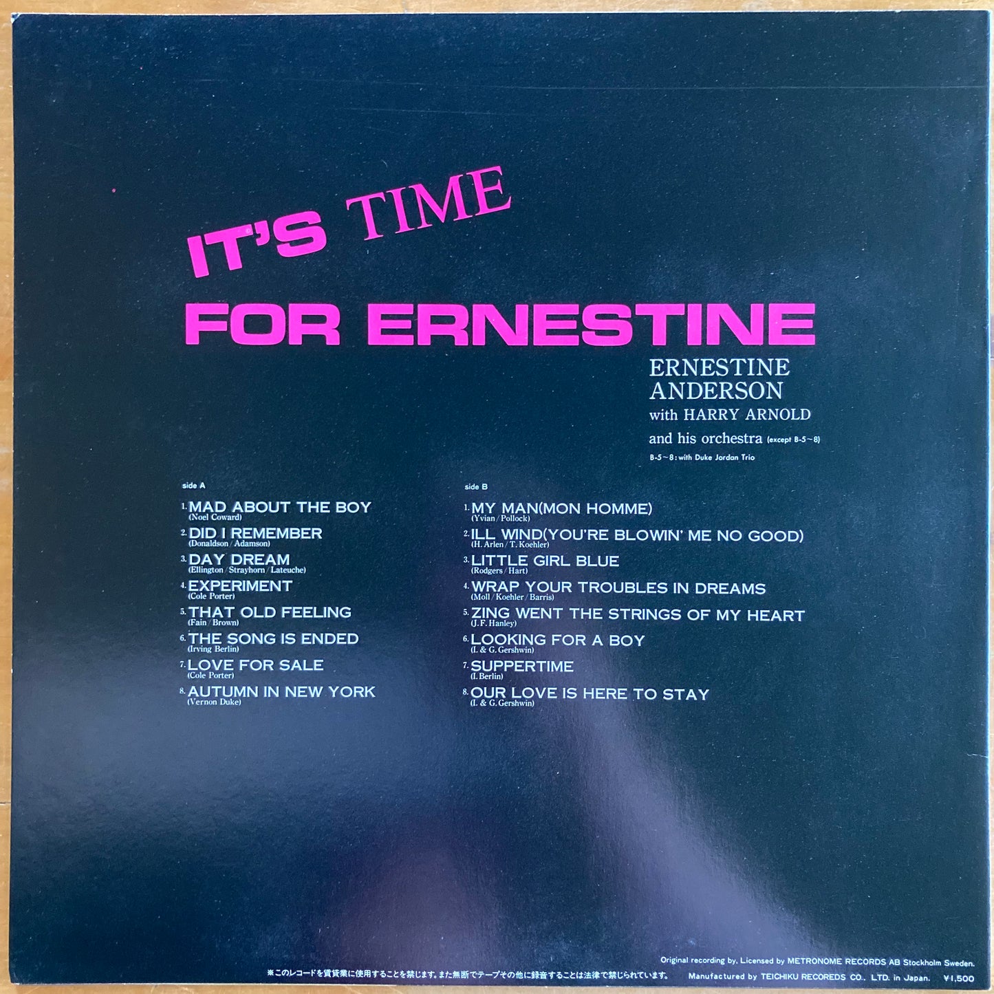 Ernestine Anderson - It's Time For Ernestine