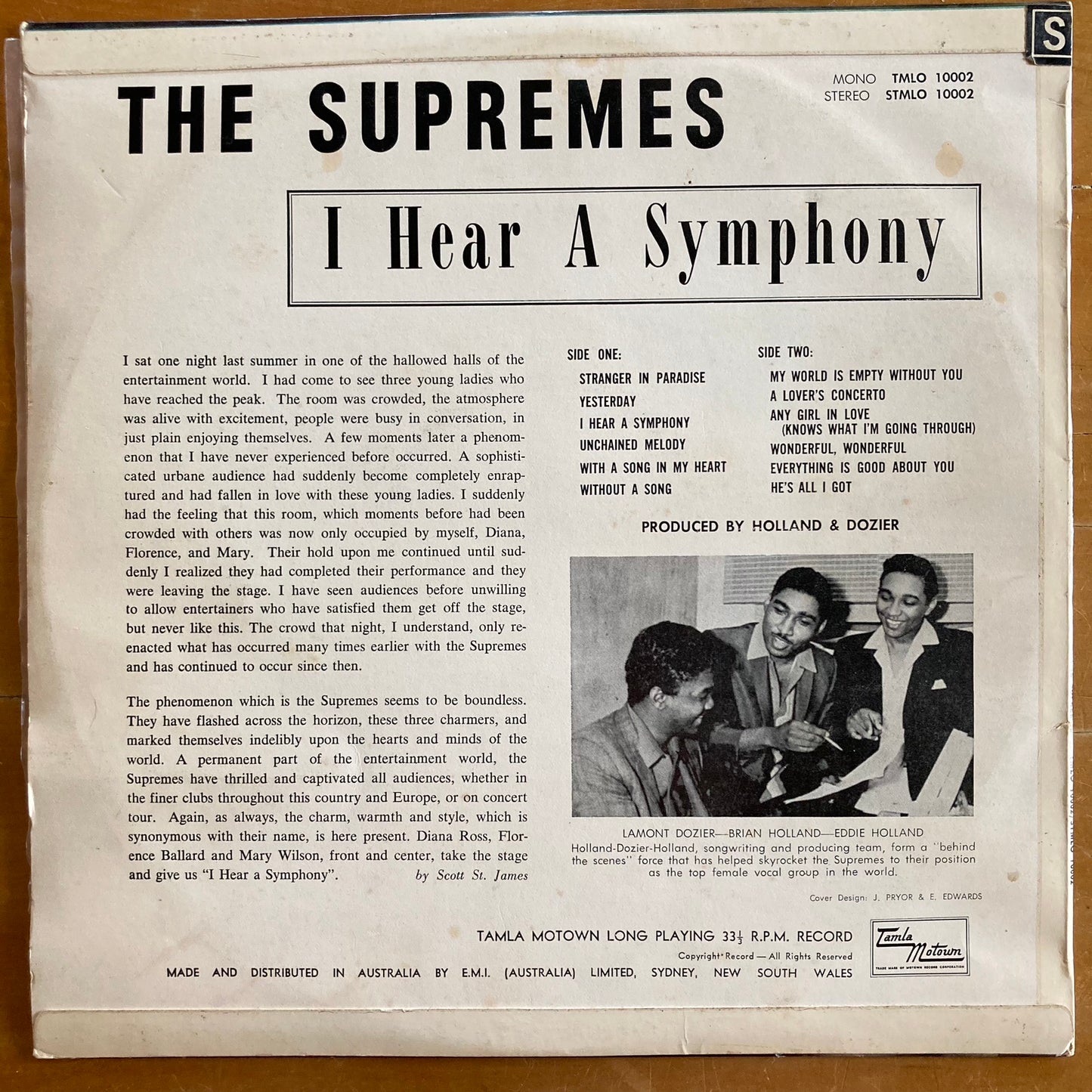 The Supremes - I Hear A Symphony