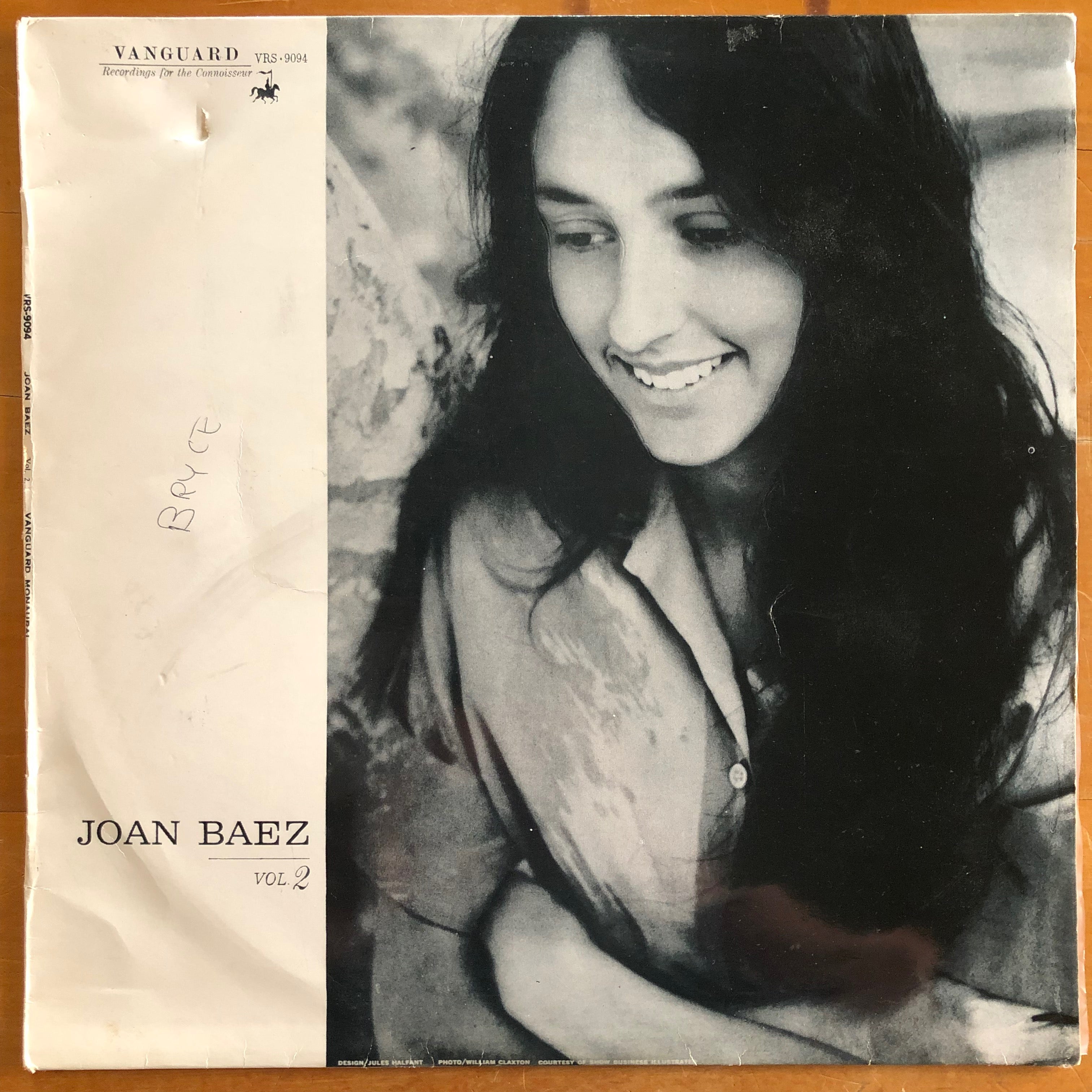 Joan Baez - Joan Baez, Vol.2 – Suffragette Records