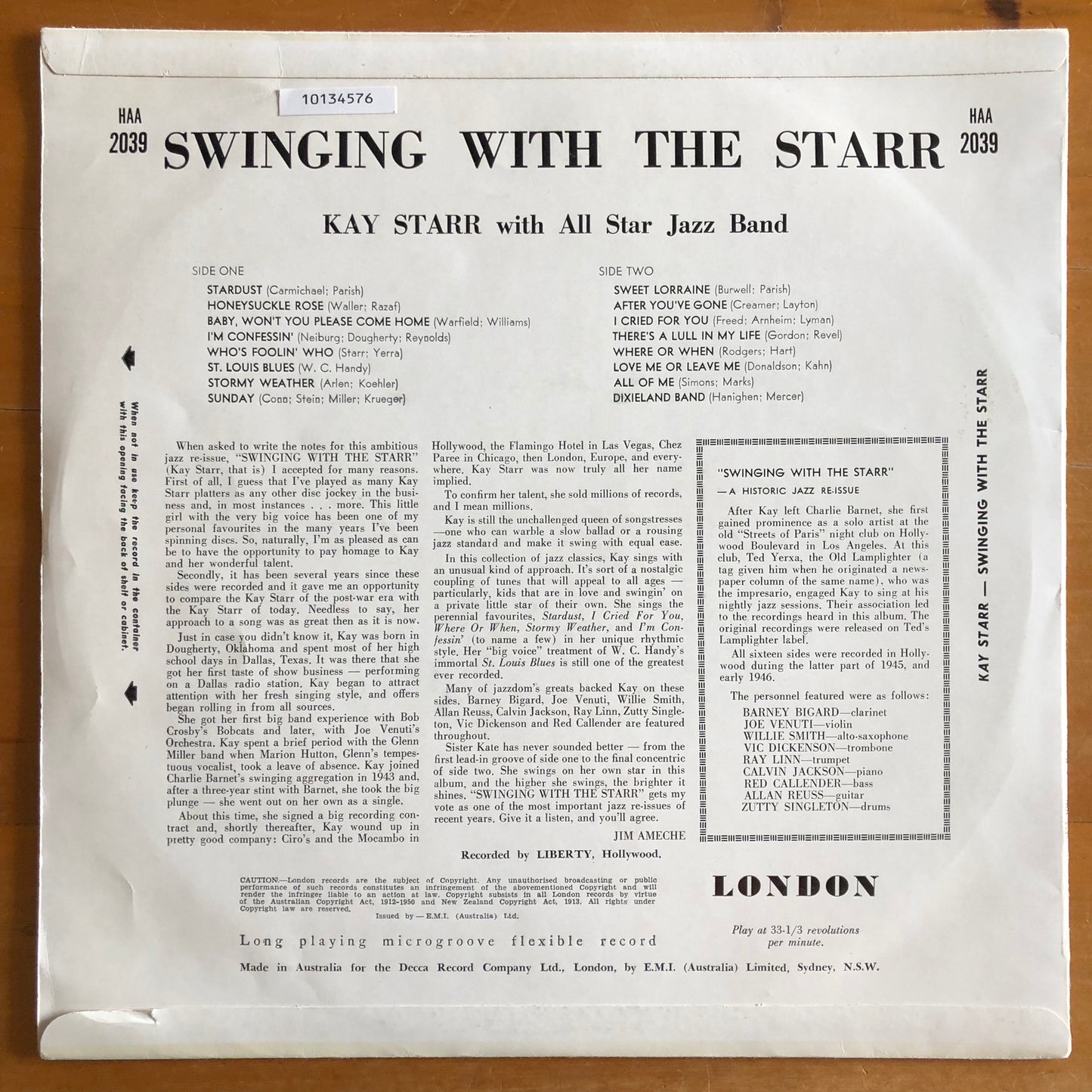 Kay Starr - Swinging With The Starr