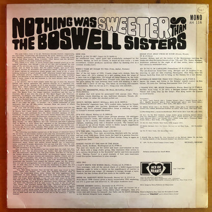 The Boswell Sisters - Nothing Was Sweeter Than The Boswell Sisters