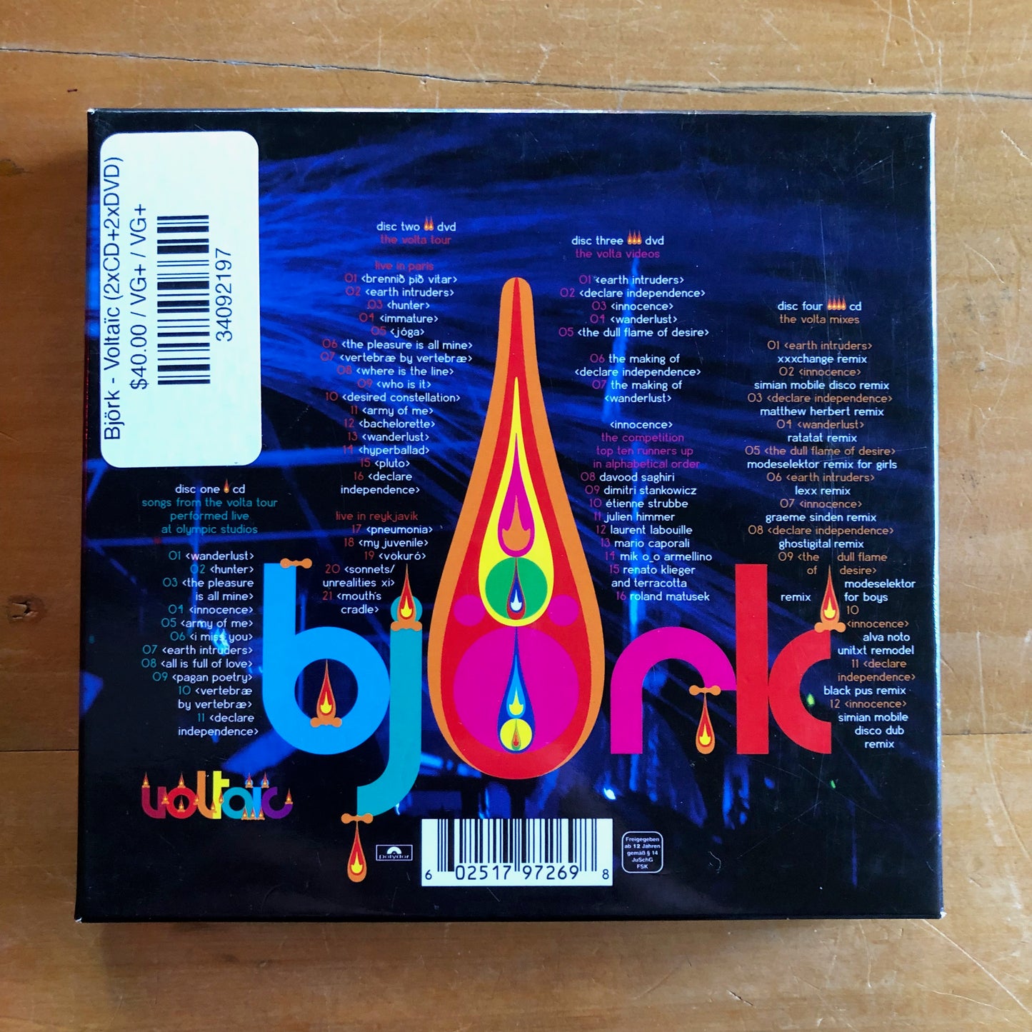 Björk - Voltaïc (2xCD+2xDVD)