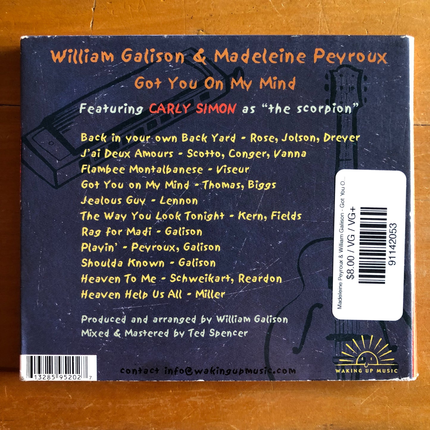 Madeleine Peyroux & William Galison - Got You On My Mind