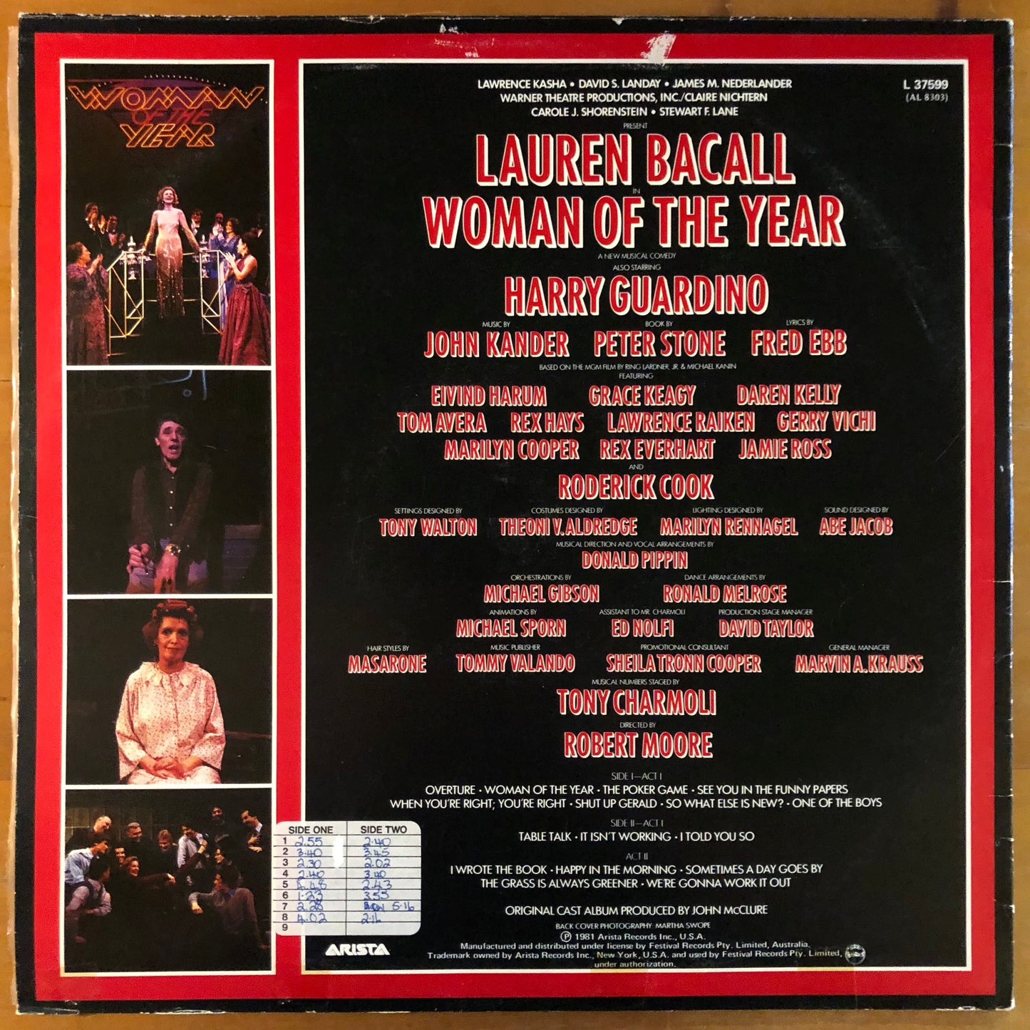 Lauren Bacall - Woman Of The Year