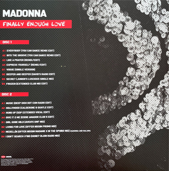 Madonna - Finally Enough Love (2xLP)