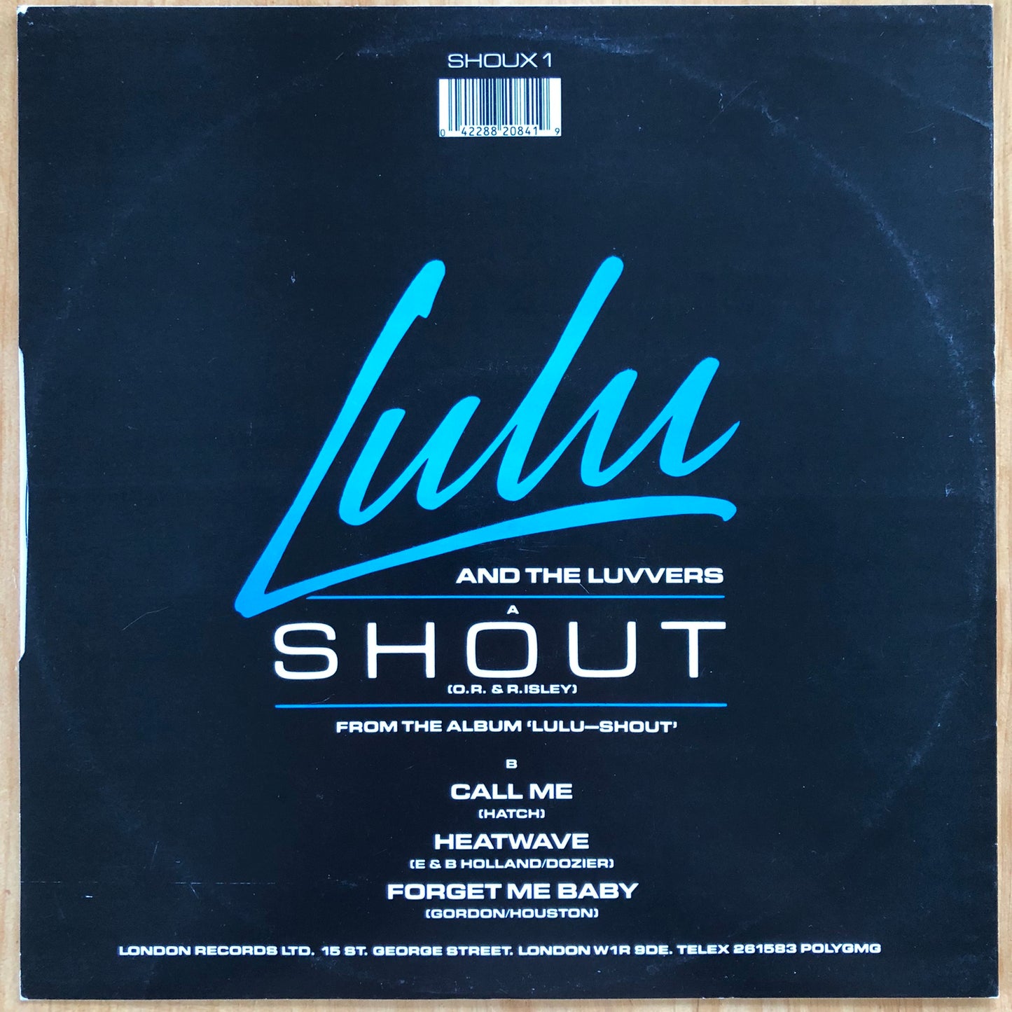 Lulu and the Luvvers - Shout (12" single)