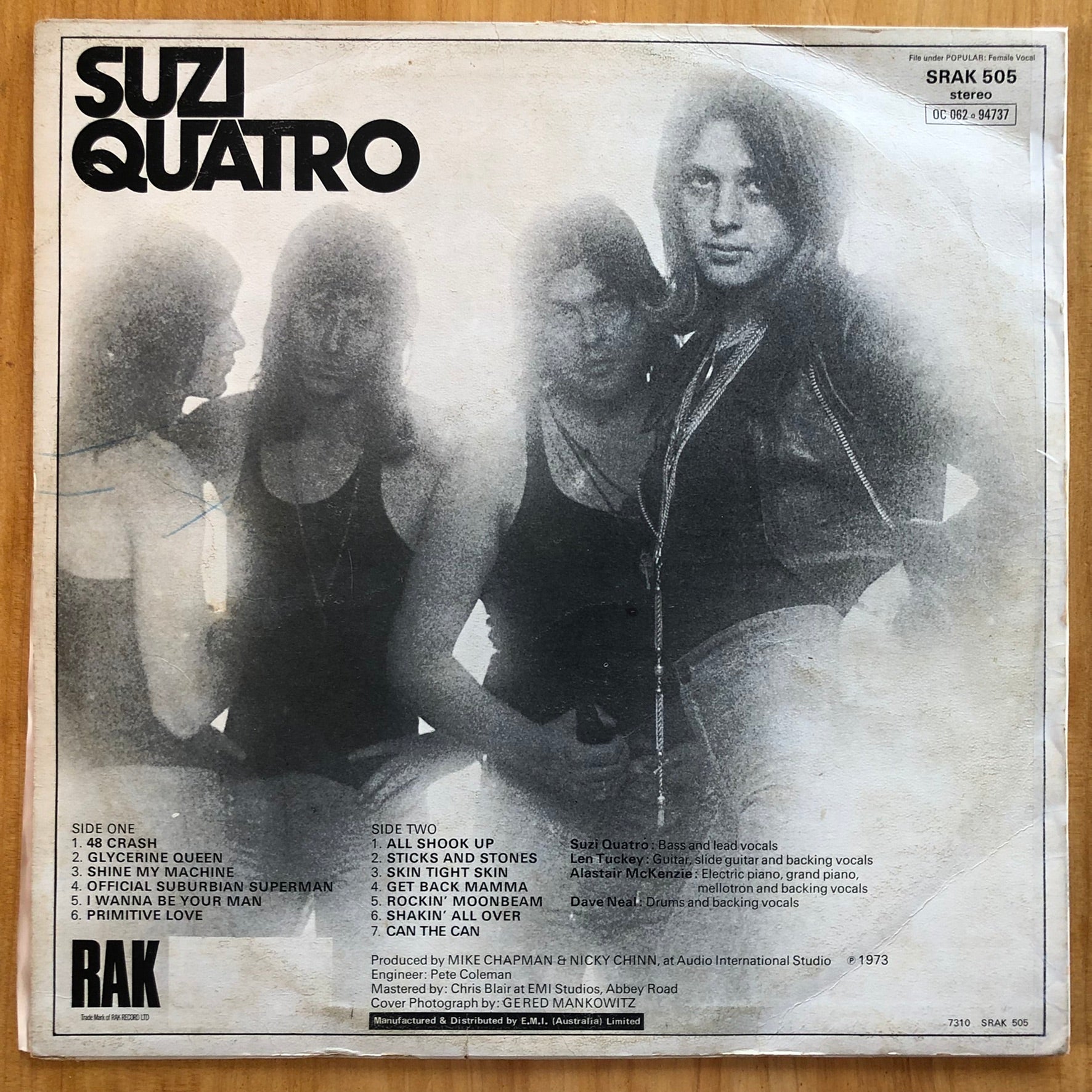 Suzi Quatro can the – Suffragette Records