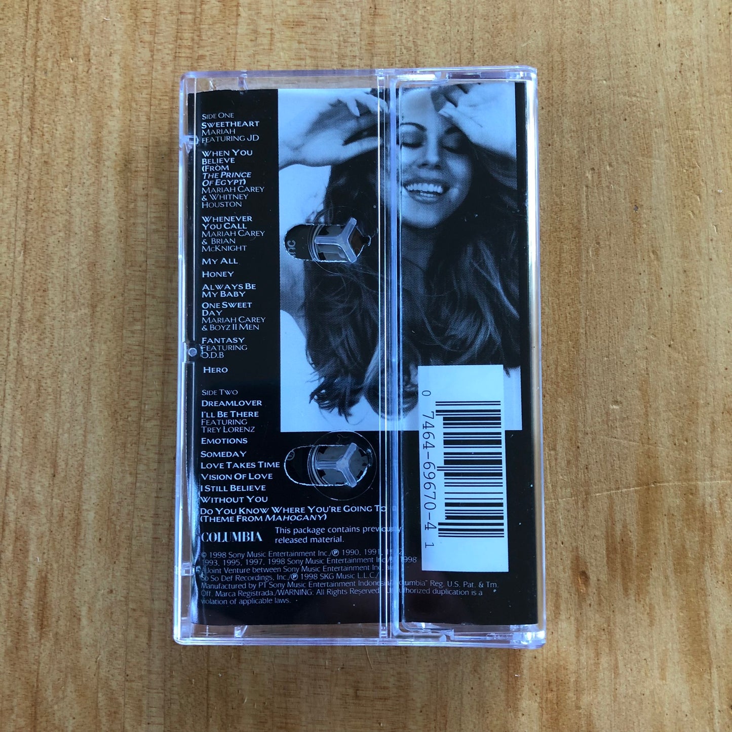 Mariah Carey - #1's (cassette)