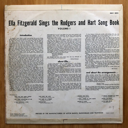 Ella Fitzgerald - Sings the Rodgers and Hart Song Book