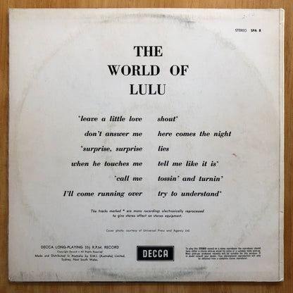 Lulu - The World of Lulu