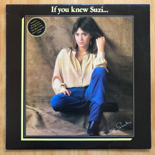Suzi Quatro - If you knew Suzi