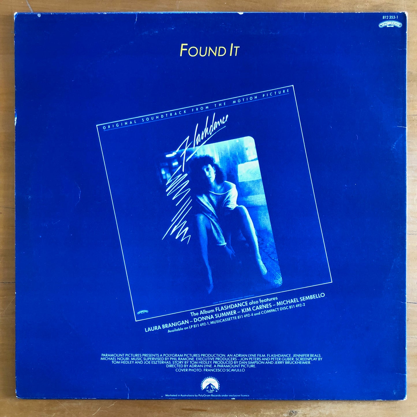 Irene Cara - Flashdance ... What a Feeling (Extended 12" single)