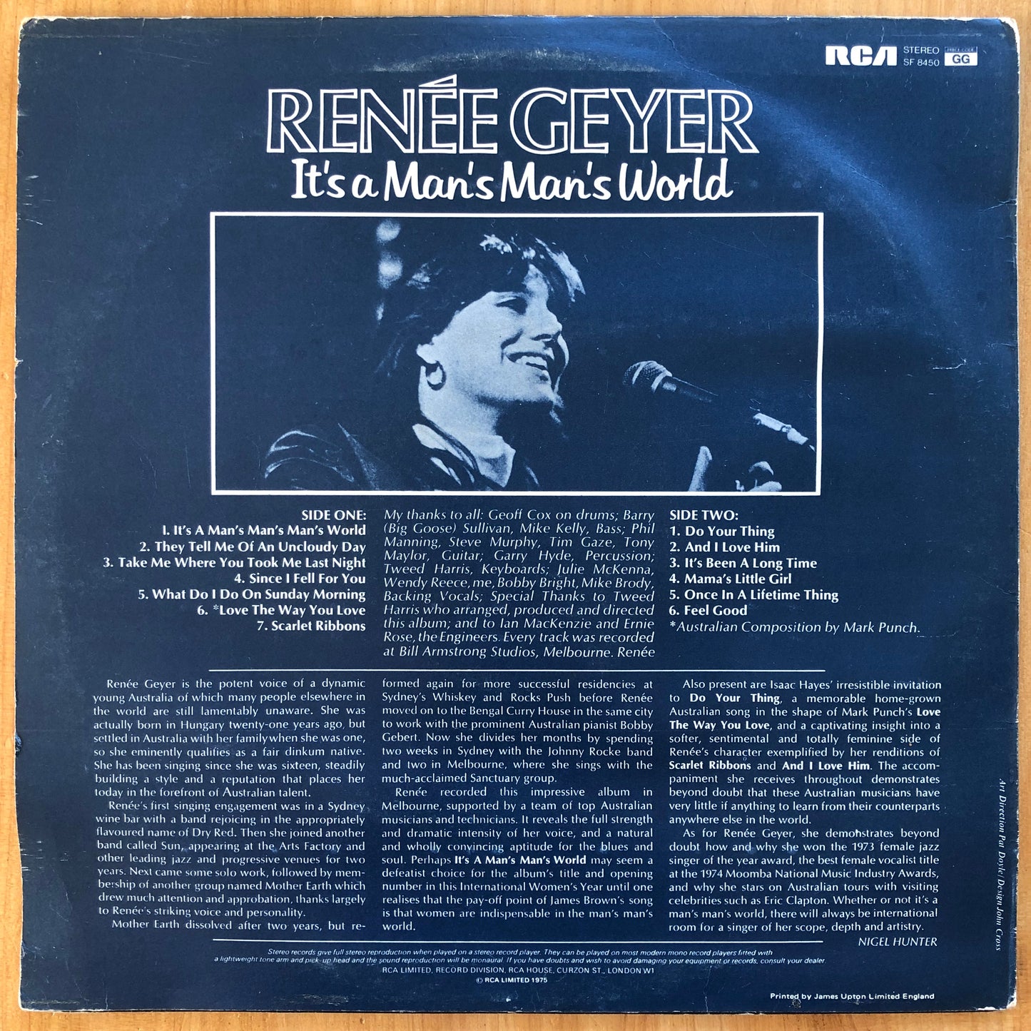 Renée Geyer - It's A Man's Man's World