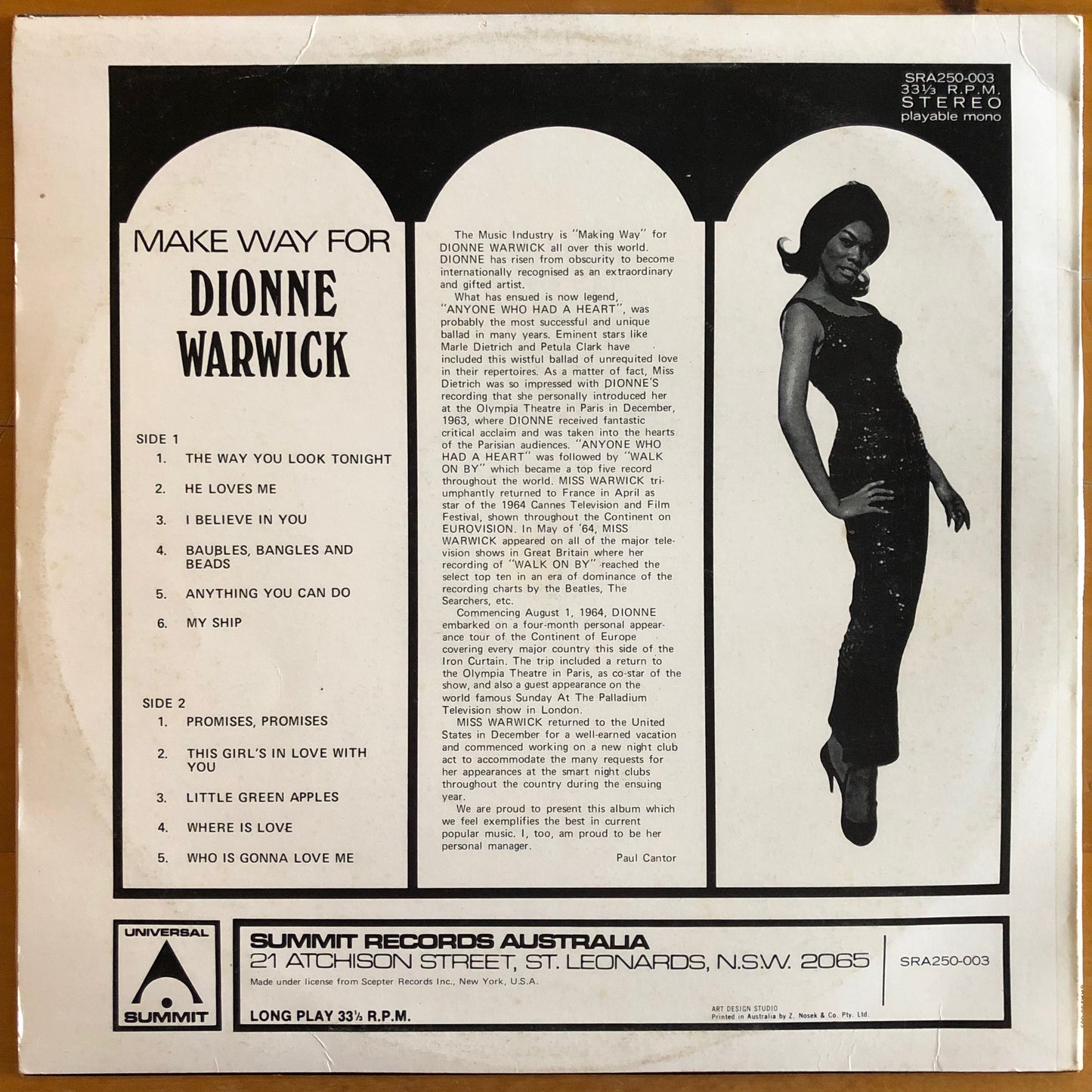 Dionne Warwick - Make Way For Dionne Warwick