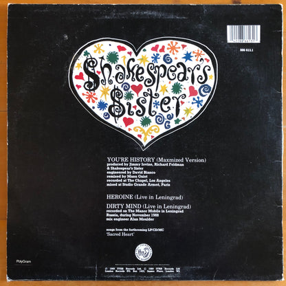 Shakespeare's Sister - You're History (12")