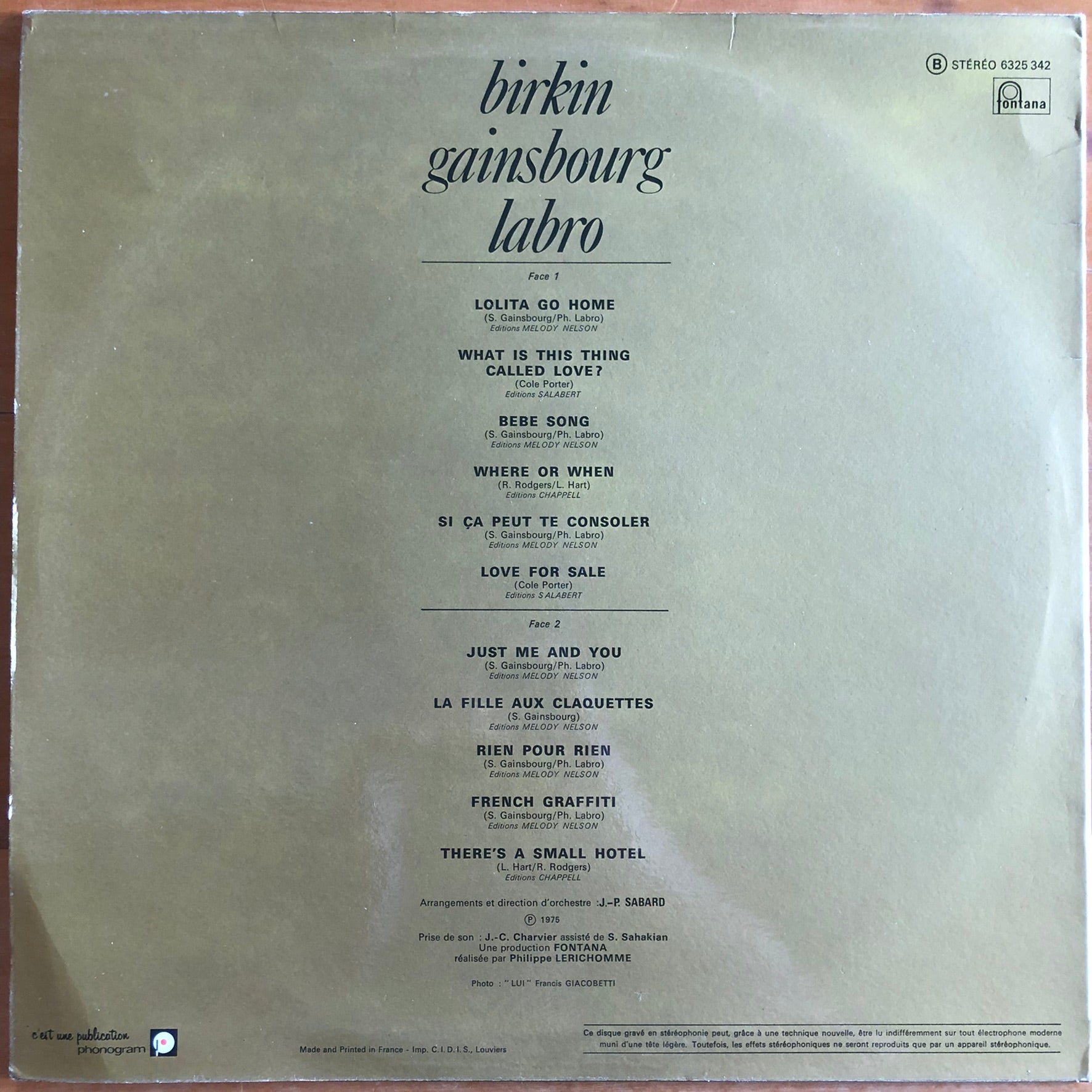 Jane Birkin - Lolita Go Home – Suffragette Records