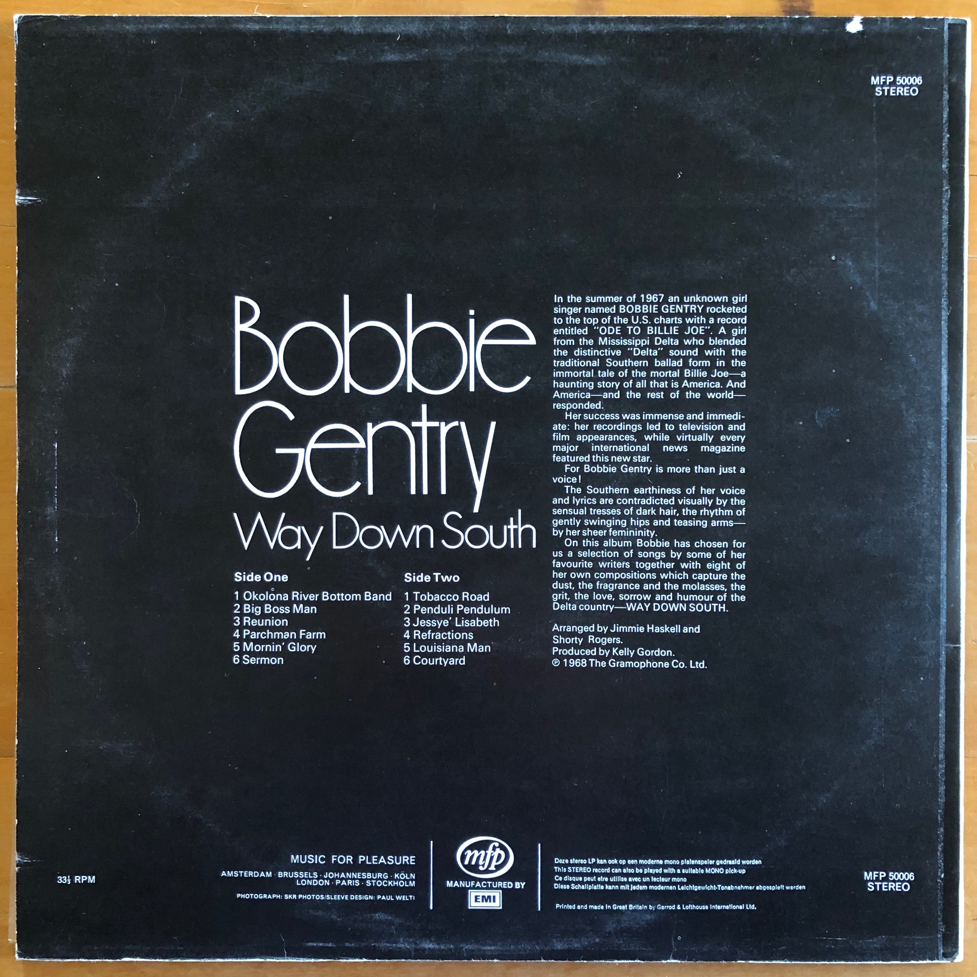 bobbie gentry tobacco road The Delta Sweete Who wrote Tobacco Road by