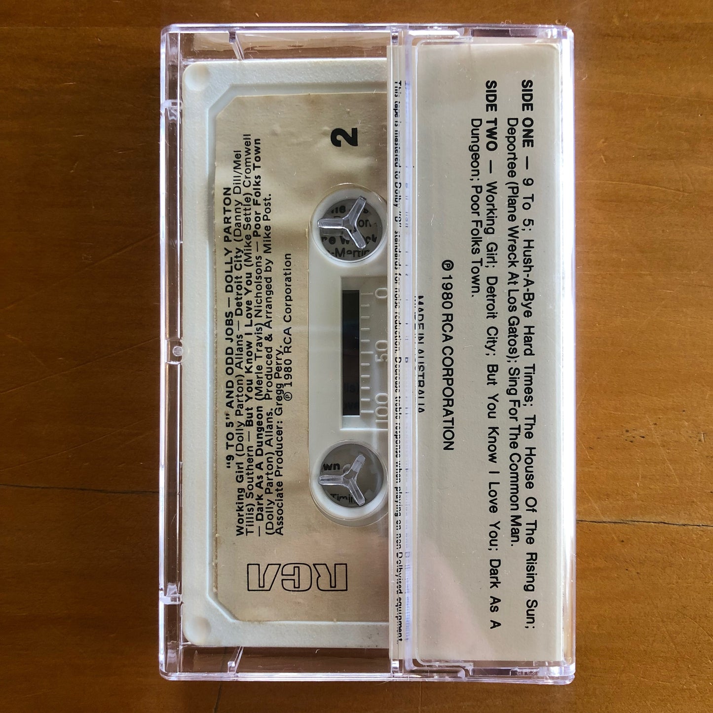 Dolly Parton - 9 To 5 And Odd Jobs (cassette)