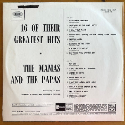 The Mamas & The Papas - 16 Of Their Greatest Hits