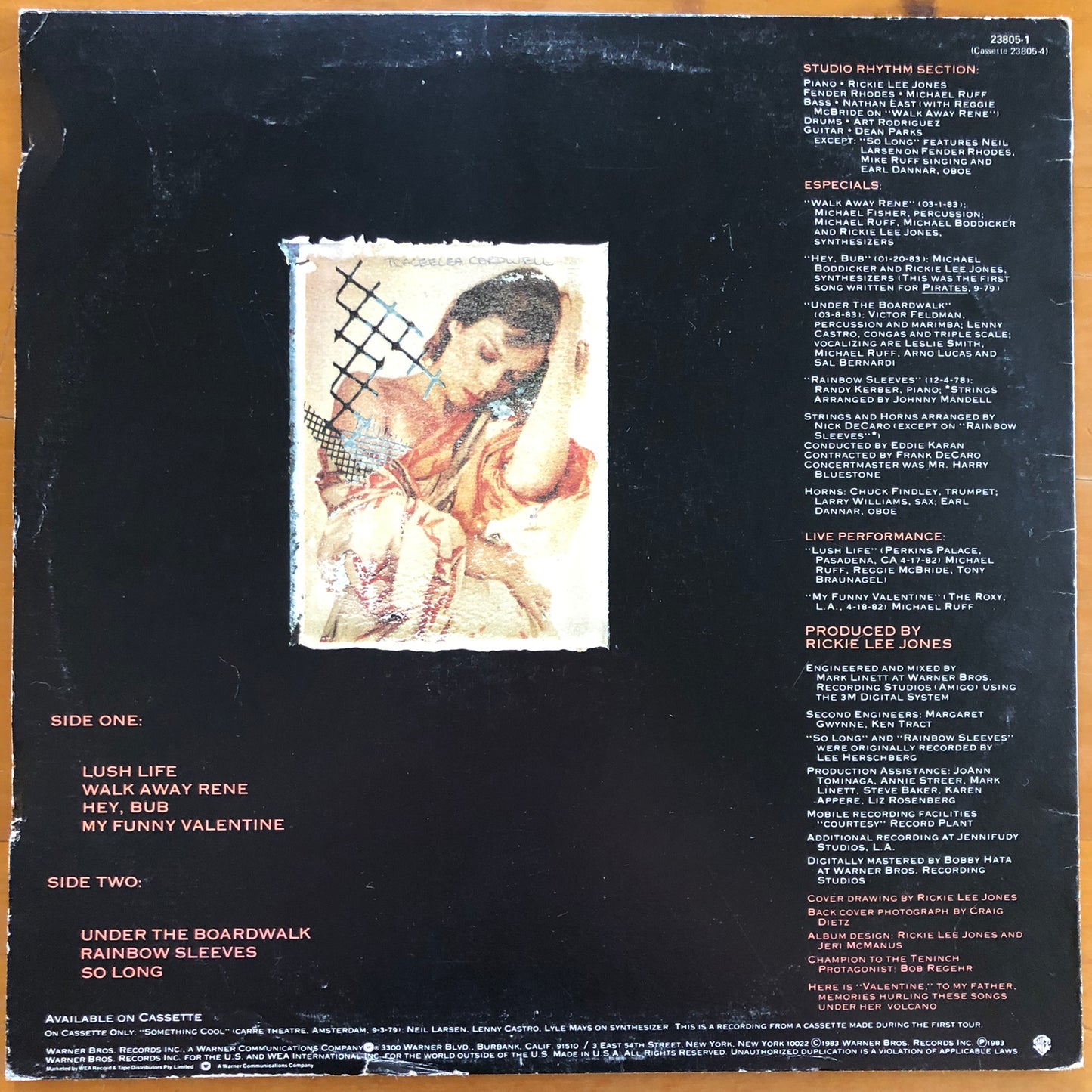 Rickie Lee Jones - Girl At Her Volcano (12" EP)