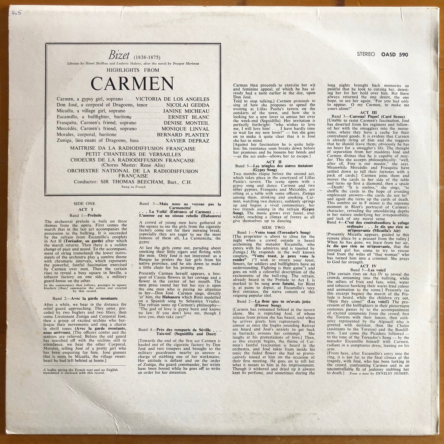 Various - Highlights From Carmen