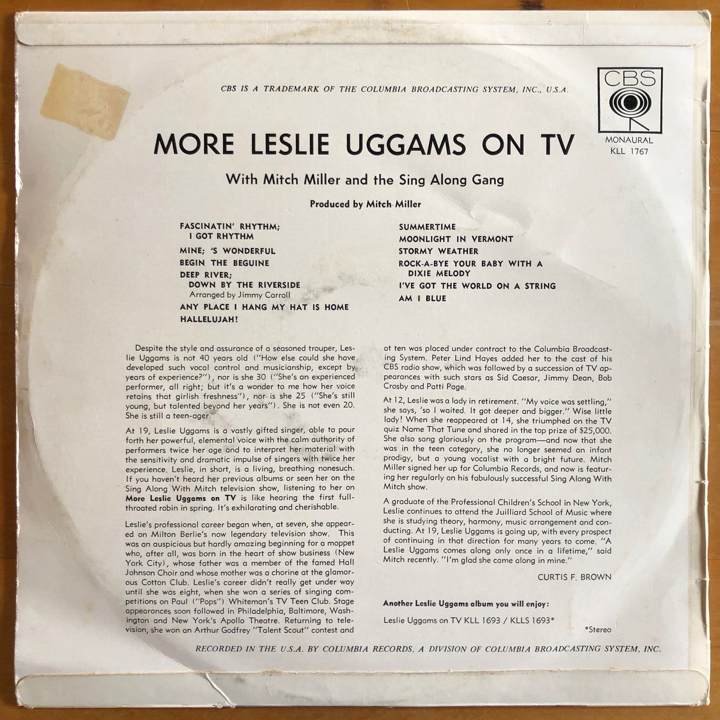 Leslie Uggams - More Leslie Uggams On TV