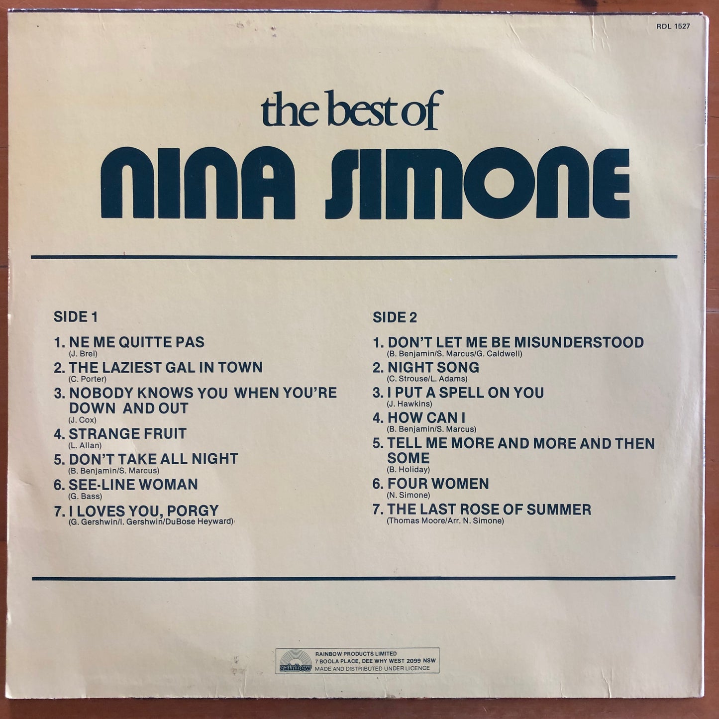 Nina Simone - The Best Of Nina Simone