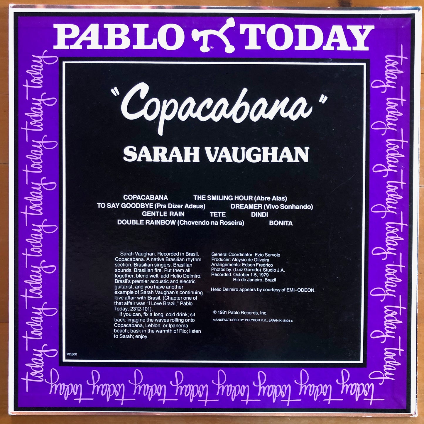 Sarah Vaughan - Copacabana