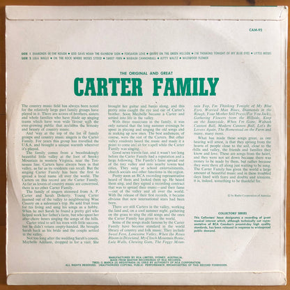 Carter Family - The Original And Great Carter Family