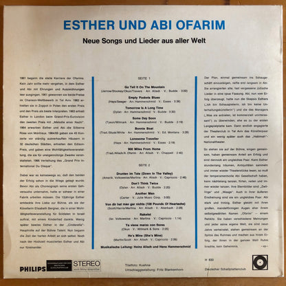 Esther & Abi Ofarim - Songs Und Lieder Aus Aller Welt
